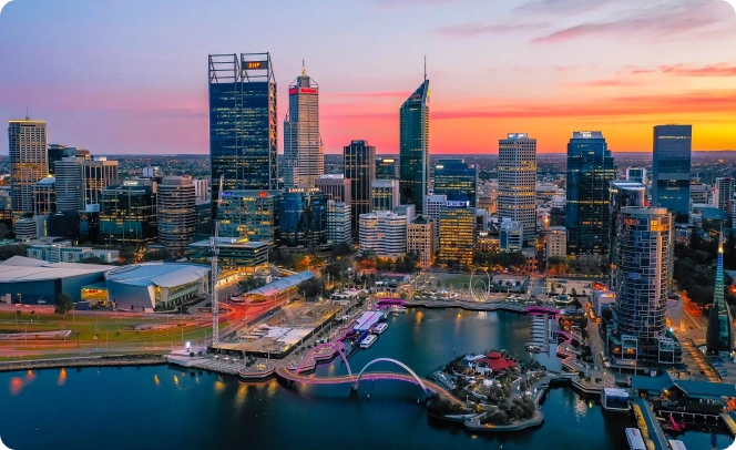 Perth city skyline