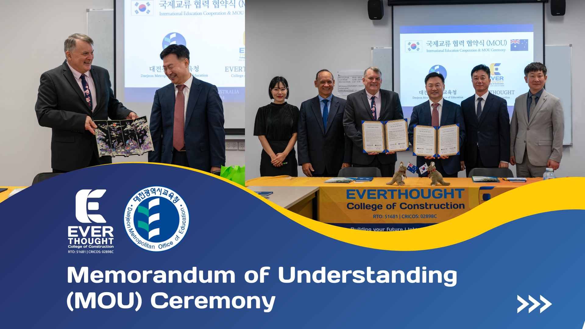 MOU Signing with Daejeon Metropolitan City Office of Education